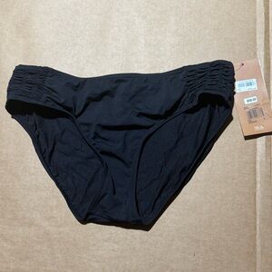 Women’s Captiva Seaside Black Hipster Bikini Swim Bottom Size Large NEW